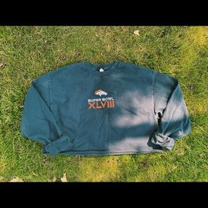 Broncos Long Sleeve Crop